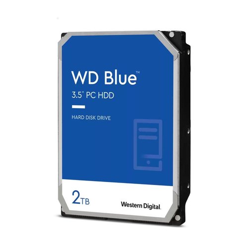 Disco rígido WD Blue WD20EZBX 2 TB - interna - 3.5" - SATA 6Gb/s - 7200 rpm - buffer: 256 MB