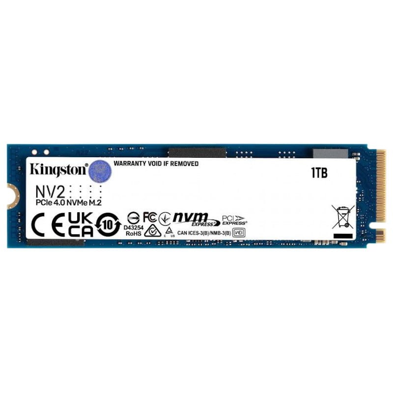 Disco R&iacute;gido Kingston NV2 M.2 1TB PCIe 4.0 NVMe SSD