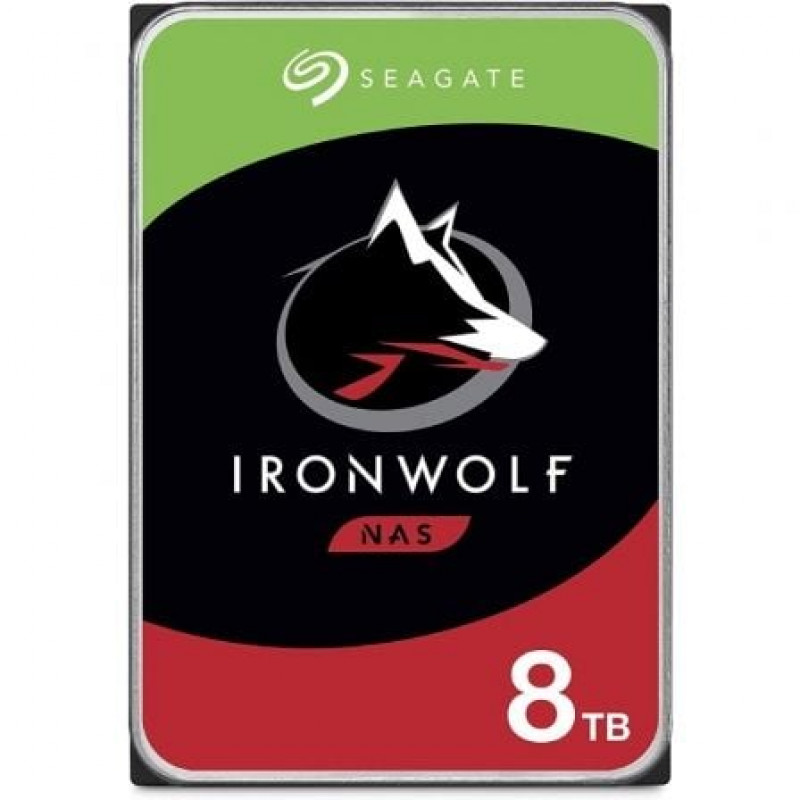 DISCO RÃGIDO 3.5 8TB SATA 3 SEAGATE 256MB IRONWOLF