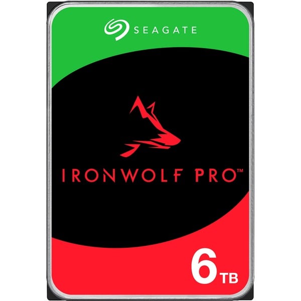 DISCO RIGIDO 3.5 6TB SEAGATE IRONWOLF PRO 256MB SATA 6GBS 72RP