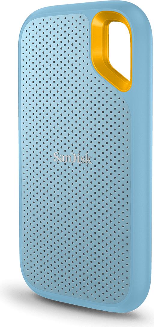 Disco SanDisk Extreme Portable V2 SSD encriptado 4TB externo USB 3.2 Gen 2 (USB C conector) 256-bits AES azul, SDSSDE61-4T00-G25B