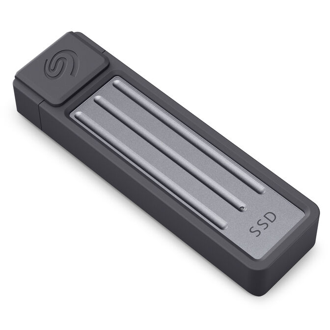 Disco Seagate Ultra Compact STMX2000400 SSD 2TB externo USB 3.2 Gen 2 (USB C conector) cinza escuro