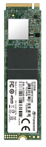 Disco SSD 1TB M.2 2280 (dupla face) PCIe 3.0 x4 (NVMe) Transcend 115S - TS1TMTE115S