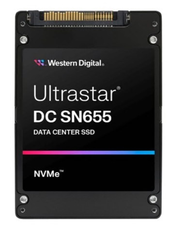 Disco SSD 7.68 TB 2.5" U.3 PCIe 4.0 (NVMe) , WD Ultrastar DC SN655 WUS5EA176ESP7E3 , 0TS2462
