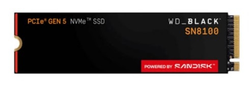 Disco SSD encriptado 8 TB M.2 2280 PCI Express 5.0 x4 (NVMe) WD Black SN8100 WDS800T1X0M-00CMT0