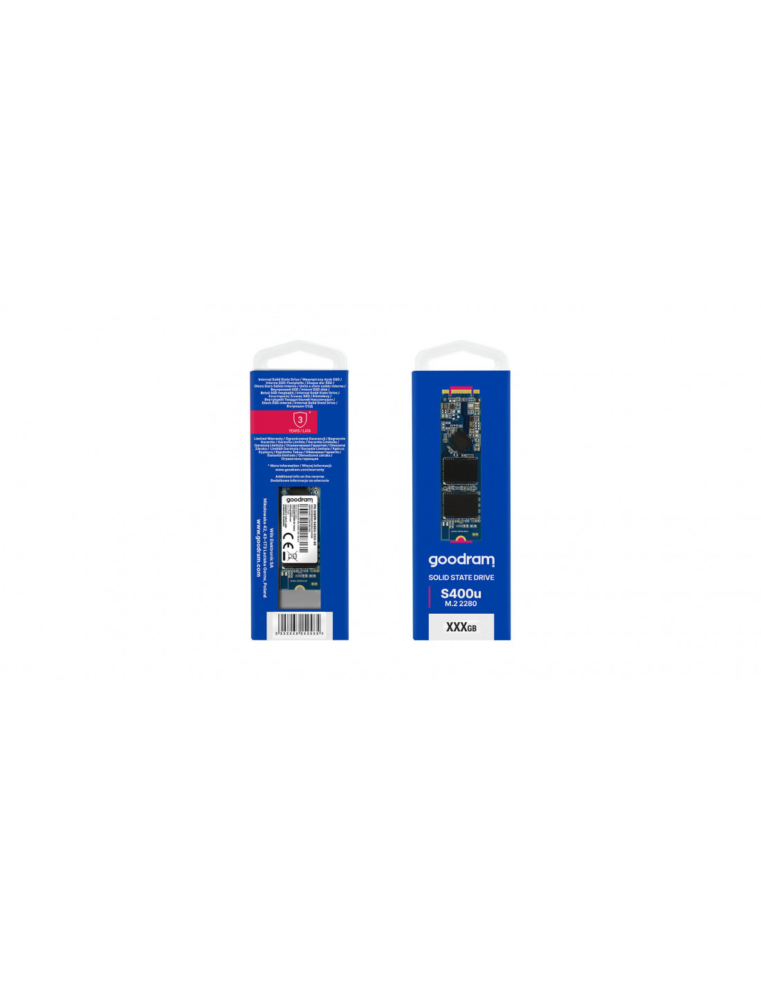 Disco SSD GoodRam S400U 240GB M.2 SATA III, TLC, 6 Gbit/s
