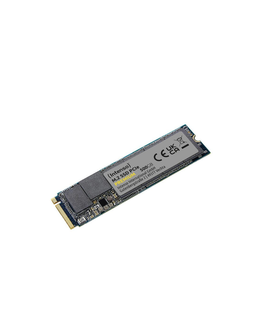 Disco Ssd Intenso Premium M.2 500gb Pcie Gen.3x4 2280 1700mb/S 2100mb/S 3d-Nand Flash Nvme 1.3