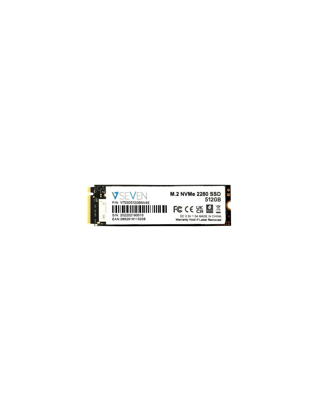 Disco SSD Interno V7 512GB NVMe Gen4x4 M.2