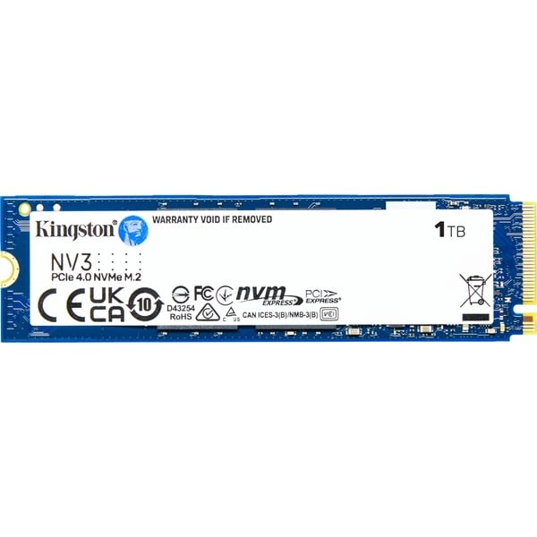 Disco SSD Kingston 1TB NV3 M2 2280 PCIE 4.0 NVME , SNV3S/1000G