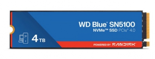 Disco SSD M.2 2280 PCIe 4.0 WD Blue SN5100 4 TB