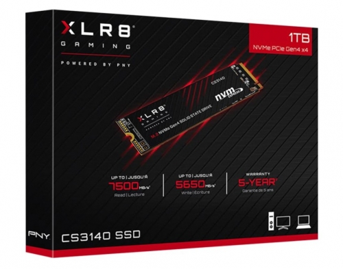 DISCO SSD PNY XLR8 CS3140 1TB M.2 NVMe Gen4 x4 Internal Solid State Drive , M280CS3140-1TB-RB