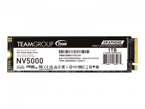 DISCO SSD TEAM GROUP M.2 PCIe 4.0 NVMe 1TB NV5000 , TM8FGM001T0C101