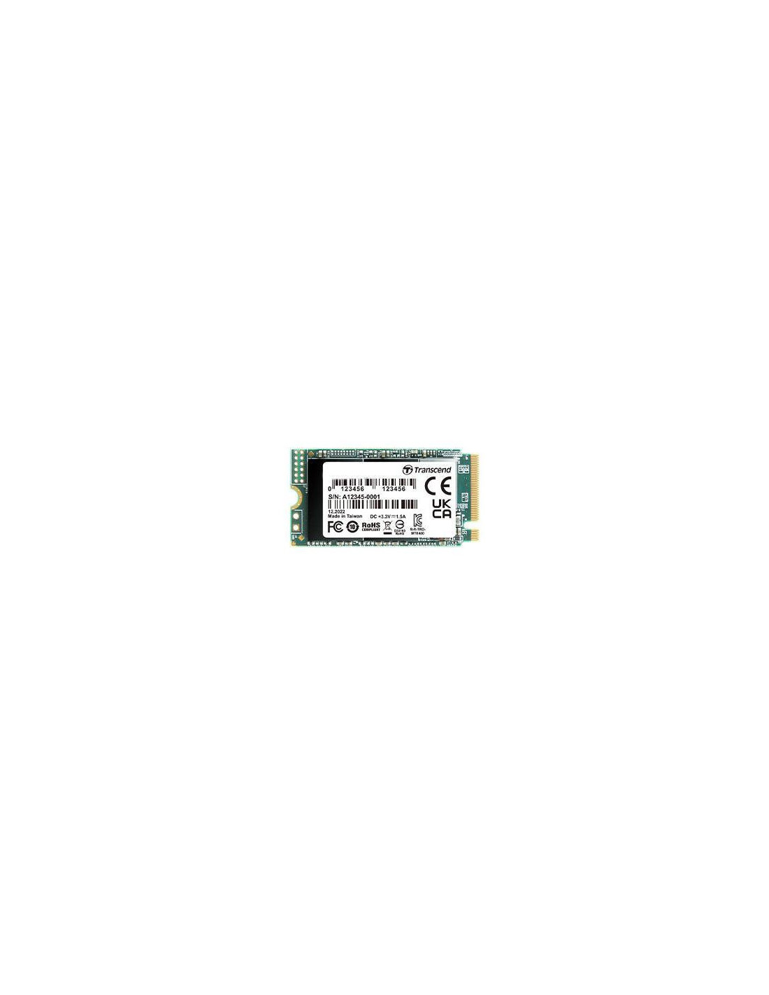 Disco SSD Transcend 256GB M.2 NVMe PCIe Gen3x4 MTE400S