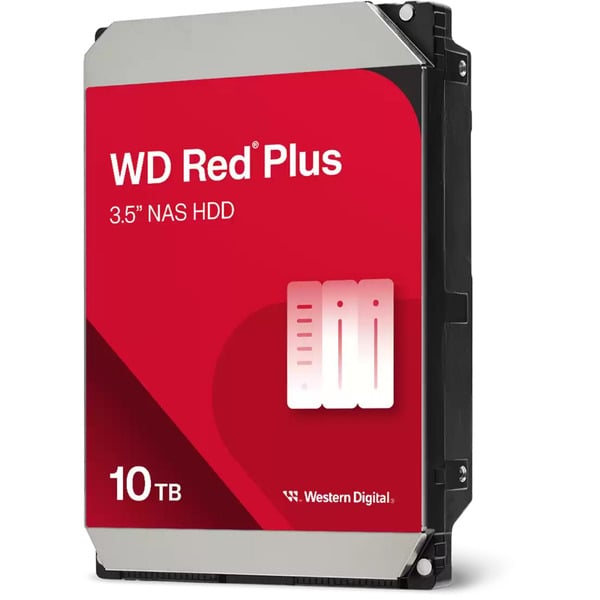 Disco WD Red Plus 10TB interno 3.5" SATA 6Gb/s 7200 rpm buffer: 512 MB