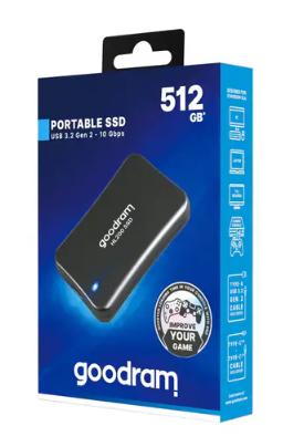 DISCOS SSD GOODRAM 512GB HL200 USB TYPE-C + A