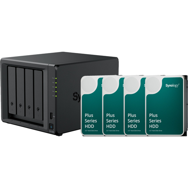 DiskStation DS925+ incl. 4x Synology HAT3300-4T 4 TB harde schijf nas