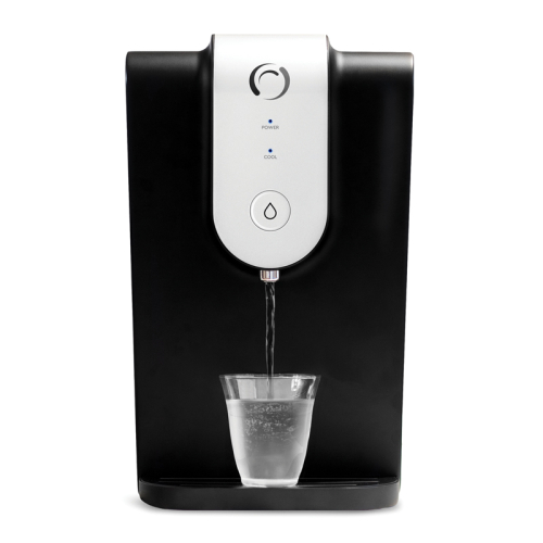 Dispensador e resfriador de água filtrada LAICA Aqua Optima Lumi preto/prateado