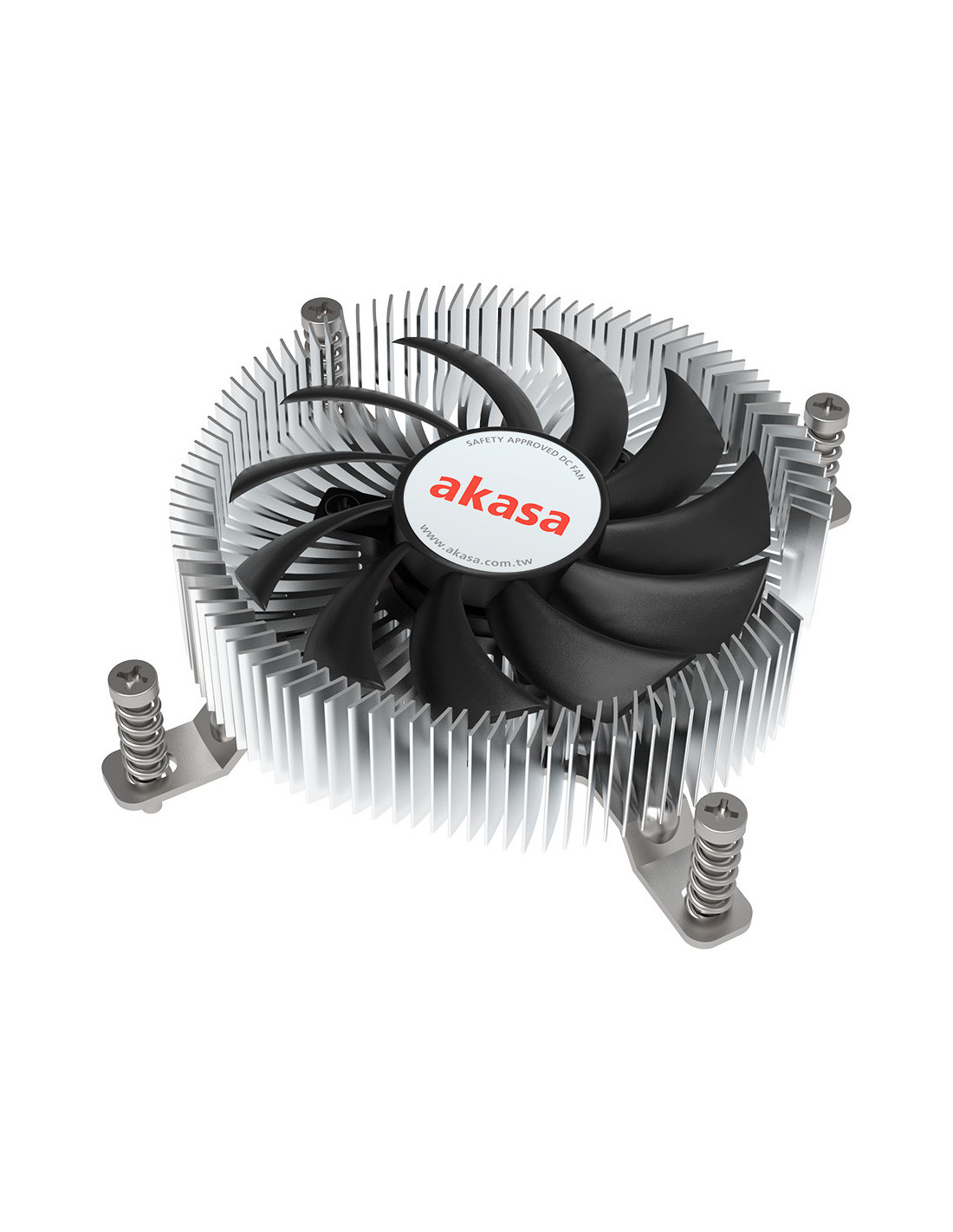 Dissipador Akasa S1700 AK-CC6610EP01, Low Profile, 65W TDP, PWM Fan