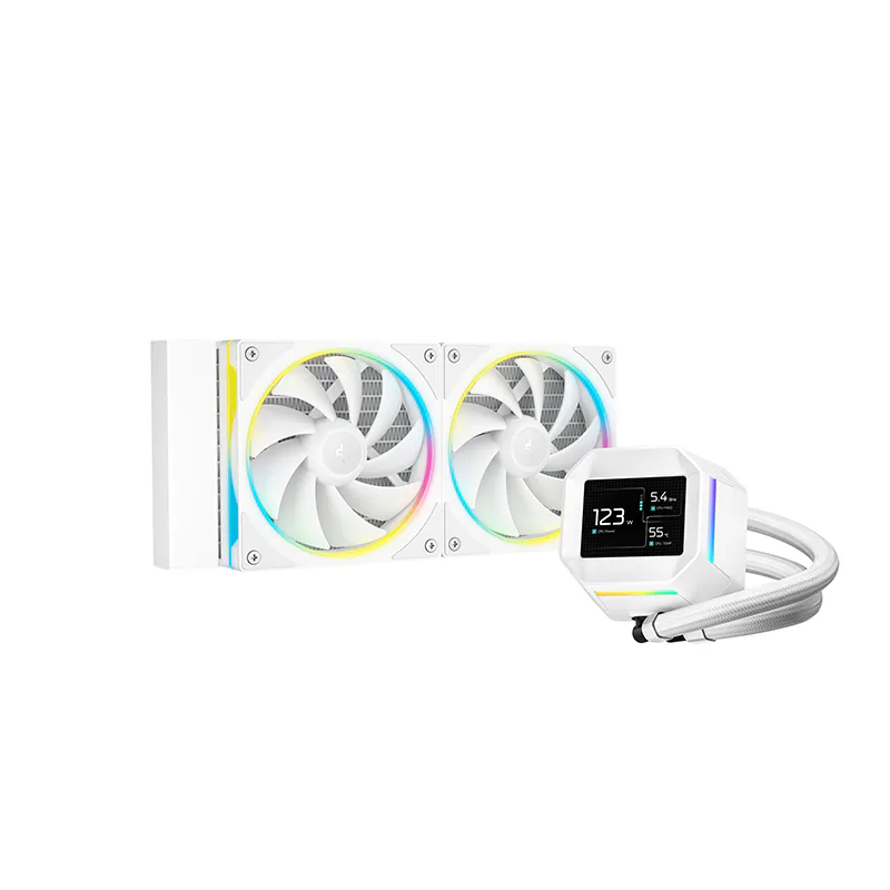 Dissipatore a Liquido DeepCool LM240 White IPS – 240mm AIO LCD 2.4″ 320×420
