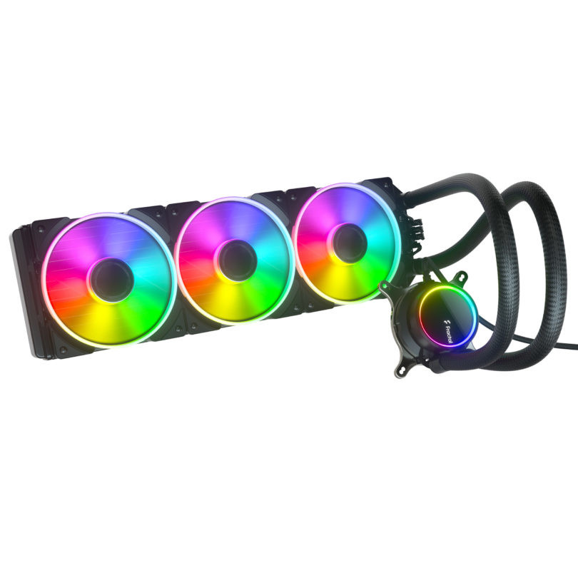 Dissipatore a Liquido Fractal CELSIUS+ S36 PRISMA – Radiatore da 360mm, 3 ventole da 120mm A-RGB, Nero