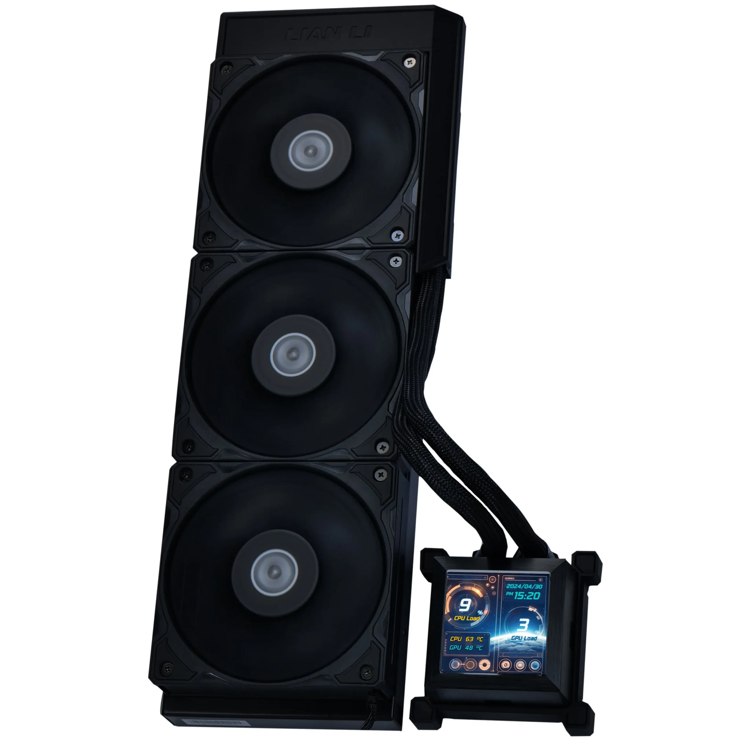 Dissipatore a Liquido Lian Li HydroShift LCD 360S AIO Water Cooler – Nero – Nera