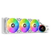 Dissipatore a Liquido Sharkoon S90 RGB White – 3 ventole A-RGB da 120mm, socket Intel LGA 115X/1366/1200/1700/2011/2011-3/2066, AMD AM5/AM4