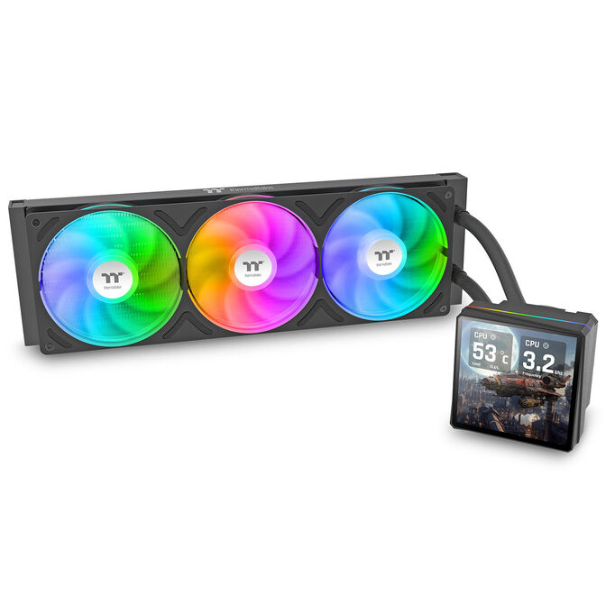 Dissipatore a Liquido Thermaltake TH360 V3 Ultra ARGB Sync – AIO 360mm, 3x 120mm ARGB, Intel/AMD