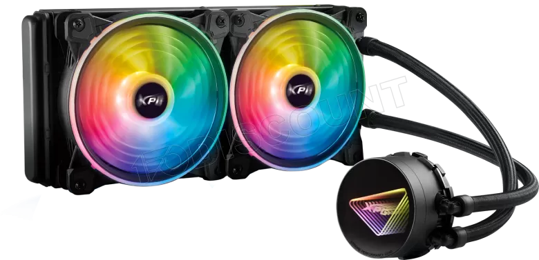 Dissipatore a Liquido XPG LEVANTE X 240 – 2 ventole 120mm ARGB, radiatore in alluminio, Nero