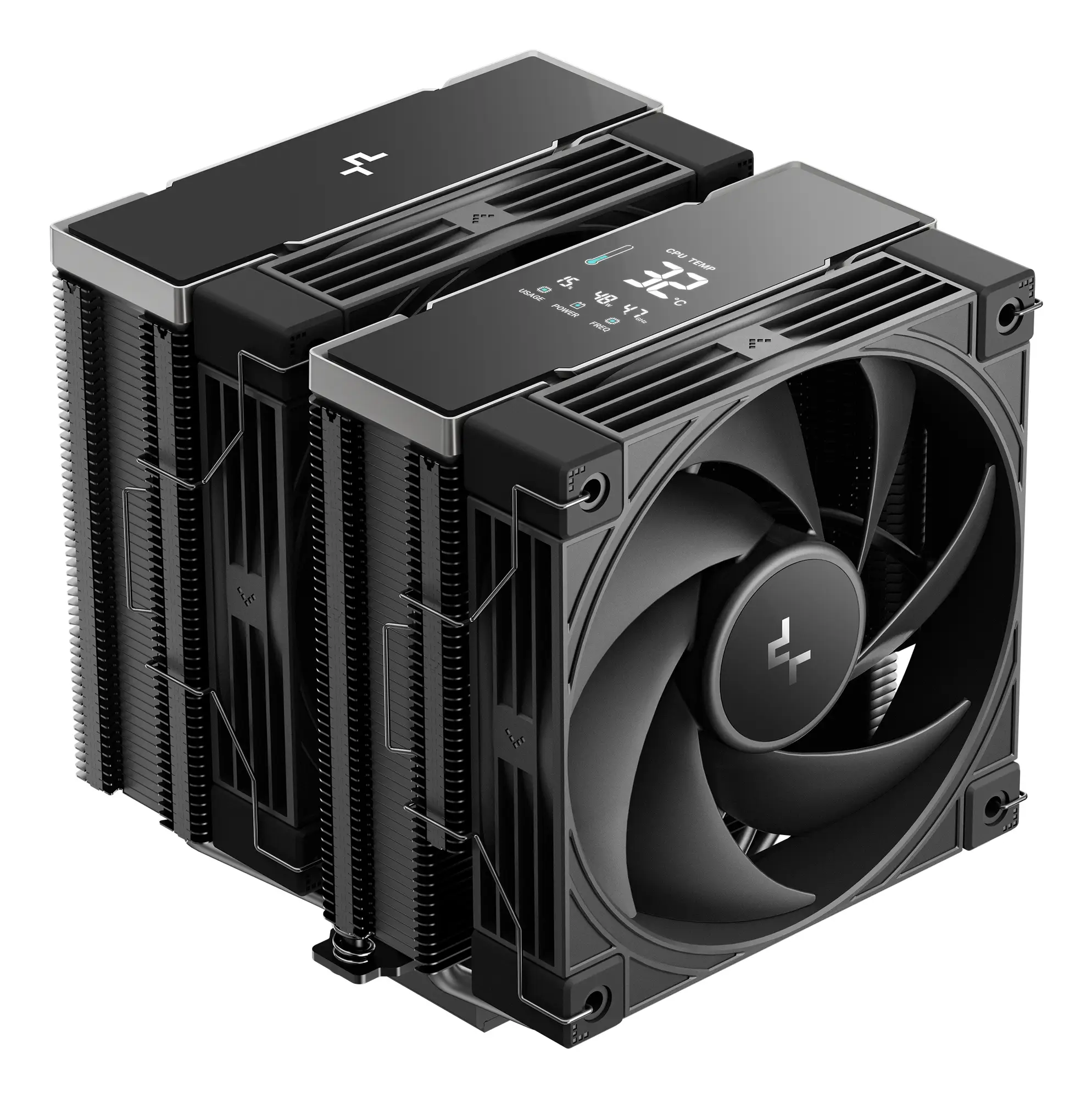 Dissipatore ad Aria DeepCool AK620 G2 DIGITAL NYX – 6 heat pipe, Display Digitale avanzato, Nero