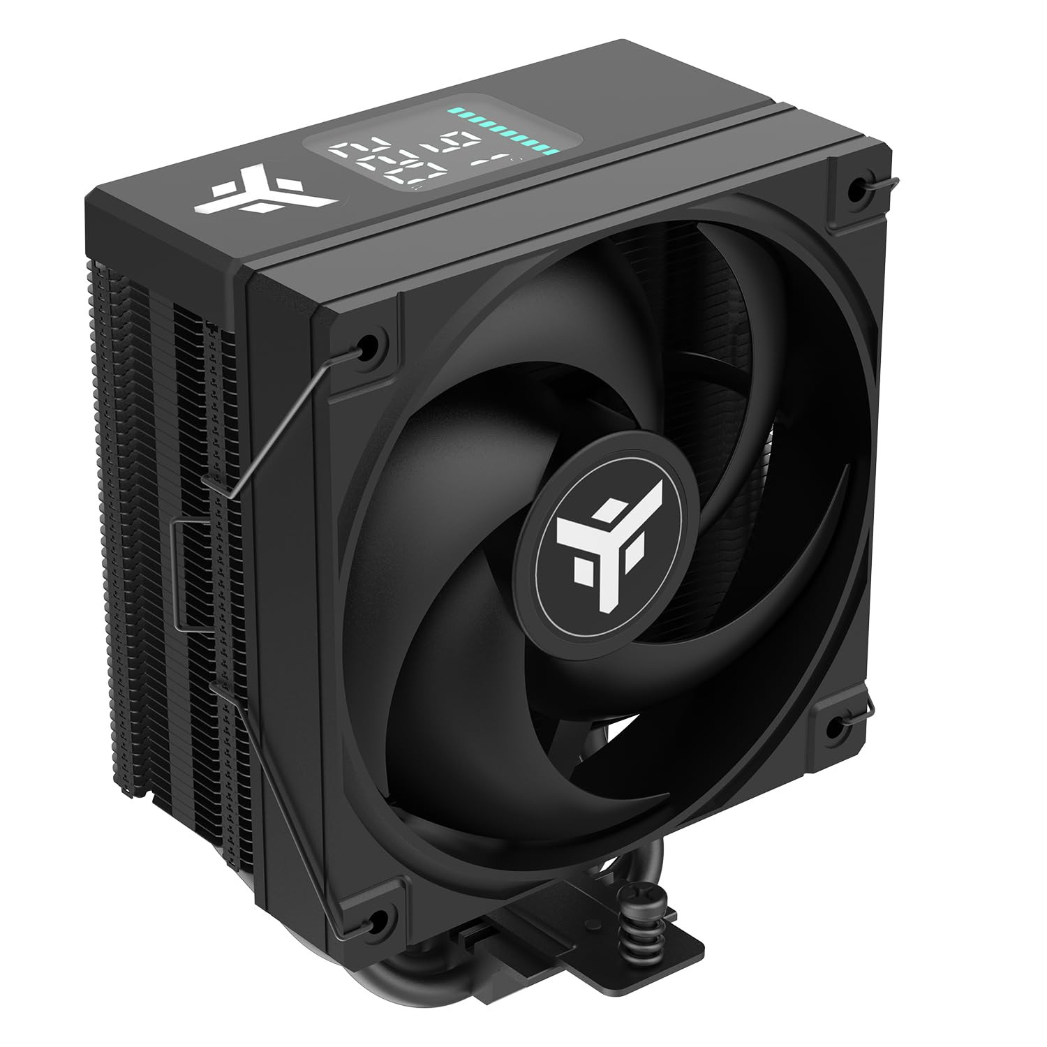 Dissipatore ad aria Itek ICY-4HAT – Skt universale, 180W TDP, 4 Heatpipe, ventola 12cm, Digital Display