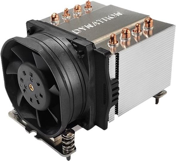 Dynatron A47 CPU-Kühler Luftkühlung AM4/AM5 6 cm Schwarz, Silber