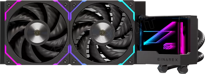 Einarex Vertex 240 RGB | Refrigeración Líquida Espejo infinito Negra