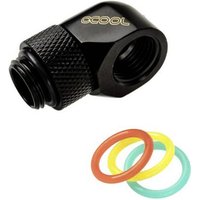 Eiszapfen L-connector rotatable G1/4 AG to G1/4 IG aansluiting