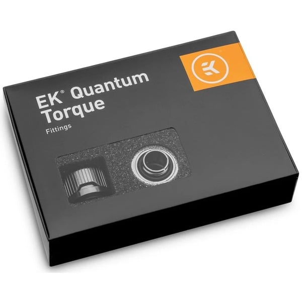 EK-Quantum Torque 6-Pack HDC 16 - Nickel Black  verbinding