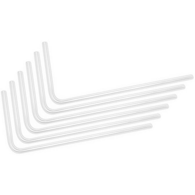 EK Water Blocks EK-Loop Hard Tube 16mm 0.8m Pre-Bent 90° - Acrylic (6pcs)