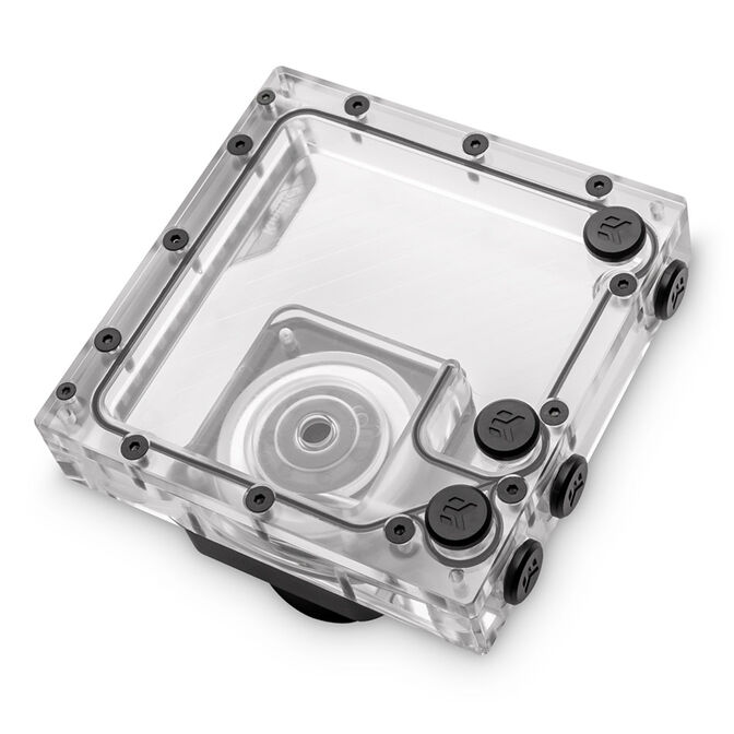 EK Water Blocks EK-Quantum Kinetic3 FLT D5 PWM Ausgleichsbehälter-Pumpen-Kombination - 140mm, D-RGB, Acryl