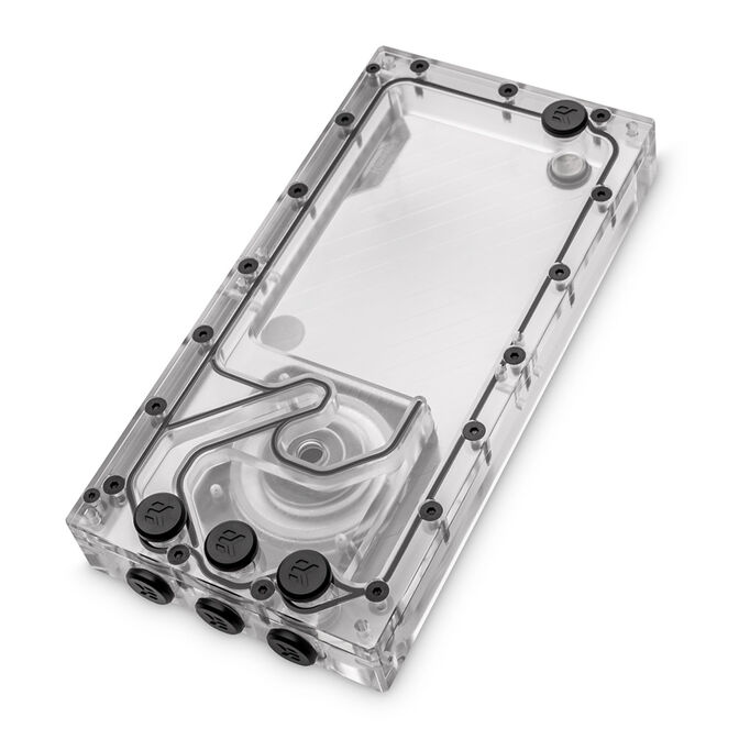 EK Water Blocks EK-Quantum Kinetic3 FLT D5 PWM Ausgleichsbehälter-Pumpen-Kombination - 240mm, D-RGB, Acryl