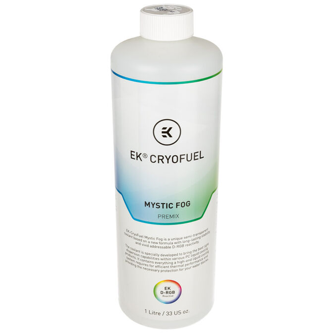 EKWB CryoFuel Mystic Fog Premix -jäähdytysneste, 1 L, puoliläpinäkyvä valkoinen