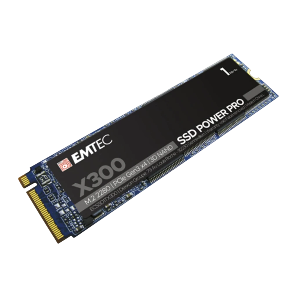 Emtec SSD M.2 NVMe PCIe 3.0 X300 1TB Intern bulk