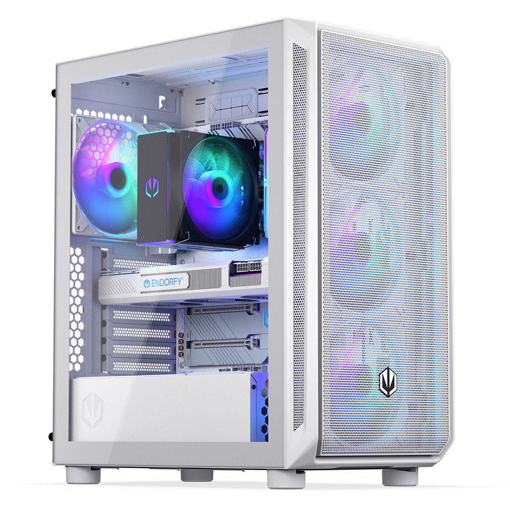 Endorfy Arx 500 Argb White Midi Tower PC tower case