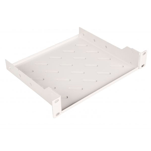 Prateleira fixa de 10 polegadas, 1U, 200 mm, cinza EQUIP EZFS-10-1-20-G
