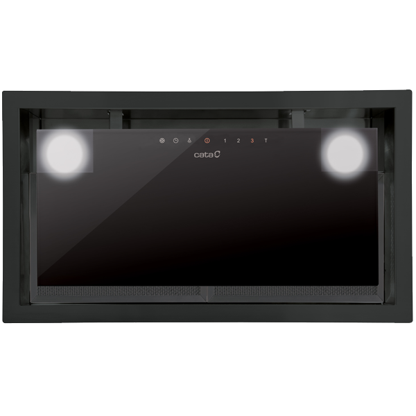 Exaustor de Encastre GC DUAL BK 1200m³/h (Preto) - CATA