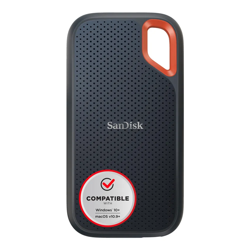 Extreme 2TB Portable SSD - up to 1050MB/s Read and 1000MB/s Write Speeds, USB 3.2 Gen 2, 2-meter drop protection and IP55 resistance