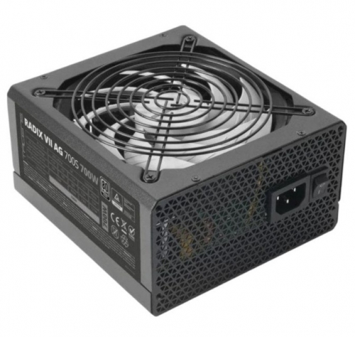 FONTE ALIMENTAÇÃO TACENS RADIX VII AG 700W PSU 80PLUS SILVER DC-DC 1RVIIAG700S