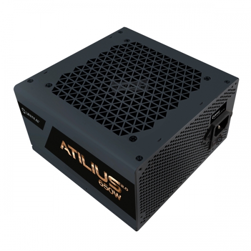 Fonte de Alimentação ATX ATILIUS 2.0 PRETO 650W 80+ Bronze, UK212601