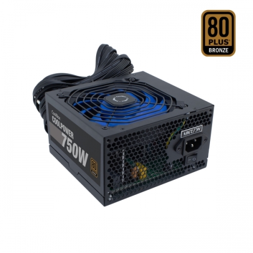Fonte de Alimentação Coolbox CoolPower 750W ATX 12V - PFC Activo - Ventilador 120mm - 80+ Bronze