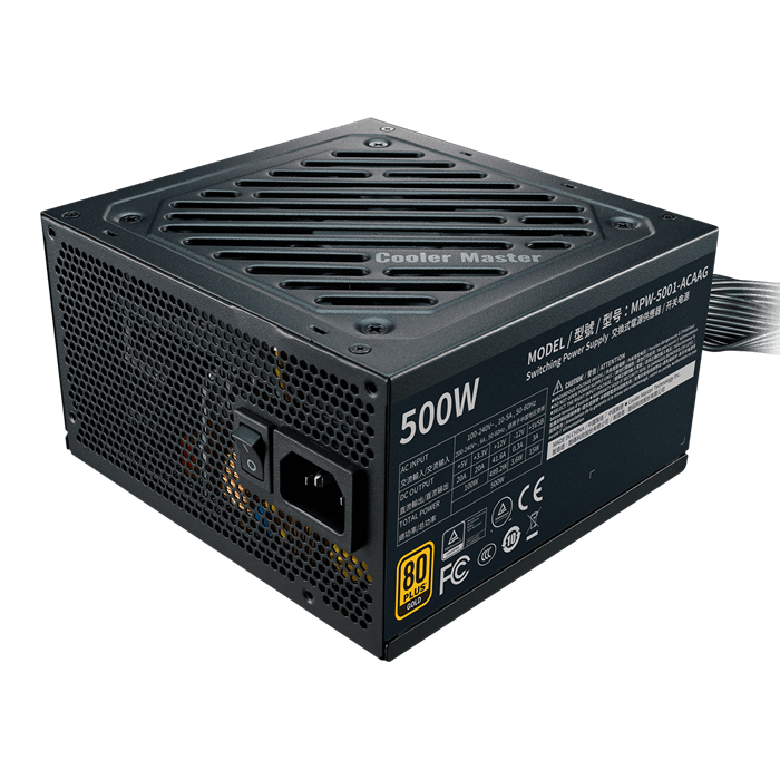 FONTE DE ALIMENTAÇÃO Cooler Master G GOLD  500W BULK W/EU