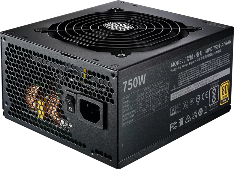 Fonte de Alimentação Cooler Master MWE Gold V2 750W ATX 3.0 Modular