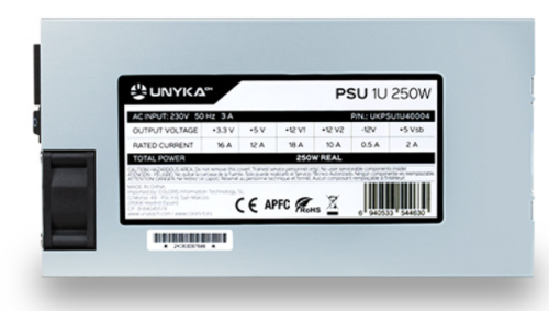 Fonte de Alimentação FLEX 1U STANDARD UKPSU1U 250W