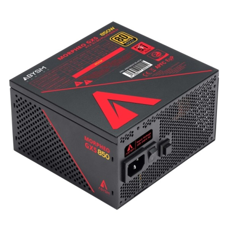 FONTE DE ALIMENTAÇÃO GAMING ABYSM MORPHEO GX5 850W 80 PLUS GOLD F